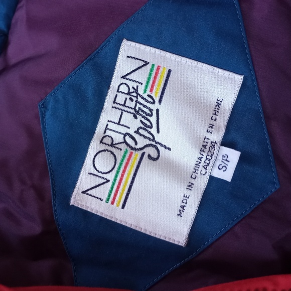 Vintage Northern Spirit Goose Down Quilt Pattern Beautiful Jacket UNISEX - Picture 3 of 10